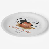 Eine kleine Pumpkin-Babydusche Pappteller (Schrägansicht)