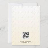 Eine kleine Pumpkin Boho Babydusche Einladung (Rückseite)