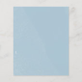 Eine kleine Pumpkin Budget Baby Dusche Einladung (Rückseite)