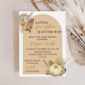 Eine kleine Pumpkin Fall Baby Dusche Einladung