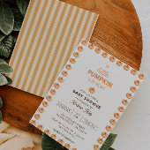 Eine kleine Pumpkin Fall Baby Dusche Einladung