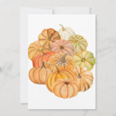 Eine kleine Pumpkin Fall Baby Dusche Einladung (Rückseite)