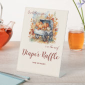 Eine kleine Pumpkin Fall Baby Dusche | Gender Neut Sockelschild (In Situ)