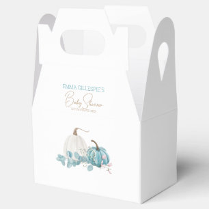 Eine kleine Pumpkin Fall Baby Dusche Geschenkschachtel