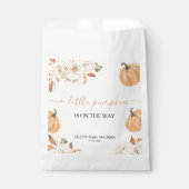 Eine kleine Pumpkin Fall Baby Dusche Geschenktütchen (Vorderseite)