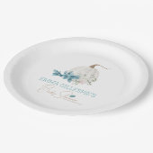 Eine kleine Pumpkin Fall Baby Dusche Pappteller (Schrägansicht)