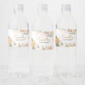 Eine kleine Pumpkin Fall Baby Dusche Wasserflaschenetikett (Flaschen)