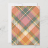 Eine kleine Pumpkin Herbst Herbstdusche Einladung (Rückseite)