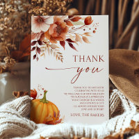 Eine kleine Pumpkin Rusty Burgundy Floral Baby Dus