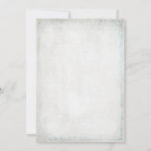 Eine kleine Puppen Baby Carriage Baby Dusche Einladung (Rückseite)