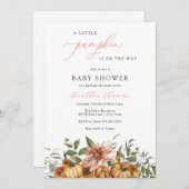 Eine kleine Puppen-Girl-Kinderdusche Einladung (Vorne/Hinten)