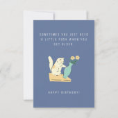 Eine kleine Push Birthday Card (Vorderseite)