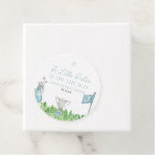 Eine kleine Putter Blue Golf Baby Dusche Geschenkanhänger (Beispiel)