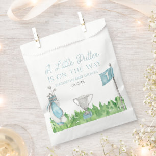 Eine kleine Putter Blue Golf Baby Dusche Geschenktütchen