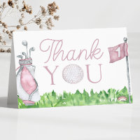 Eine kleine Putter Pink Golf Baby Dusche