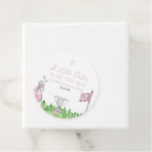 Eine kleine Putter Pink Golf Baby Dusche Geschenkanhänger (Beispiel)