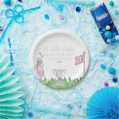 Eine kleine Putter Pink Golf Baby Dusche Pappteller (Party)