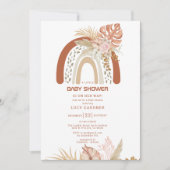 Eine kleine Rainbow-Girl-Babydusche Einladung (Vorderseite)