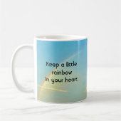 Eine kleine Rainbow-Tasse Kaffeetasse (Links)