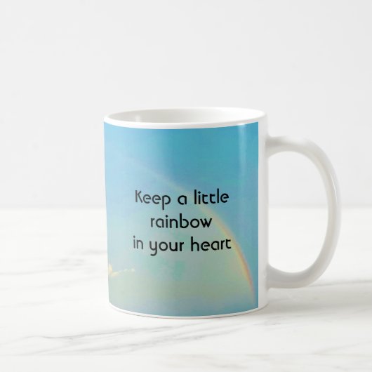 Eine kleine Rainbow-Tasse Kaffeetasse (Rechts)