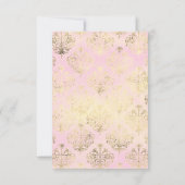 Eine kleine Rose befindet sich auf dem Weg zur Blu Dankeskarte (Rückseite)