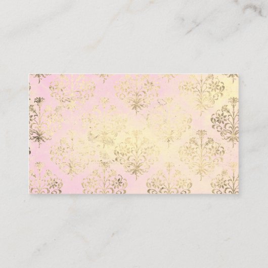 Eine kleine Rose BlumenDamaskochbücher für Baby Begleitkarte (Rückseite)