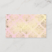 Eine kleine Rose Floral Damask Windeln Raffle Begleitkarte (Rückseite)