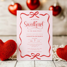 Eine kleine Schatz Valentinstag Mädchen Baby-Party