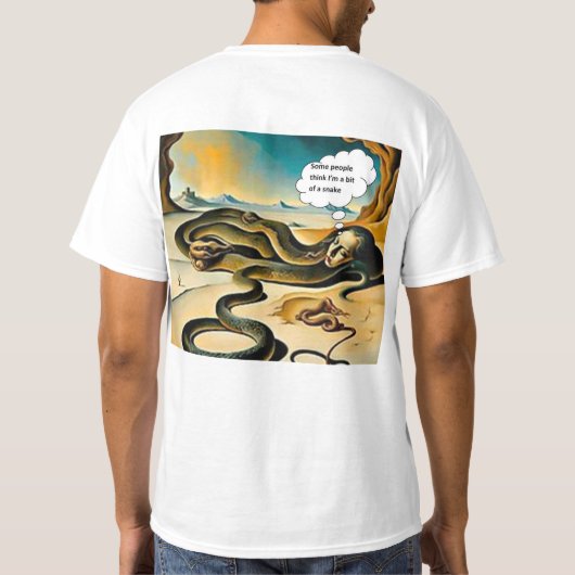 Eine kleine Schlange T-Shirt (Rückseite)