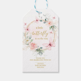 Eine kleine Schmetterlingsdusche Geschenkanhänger