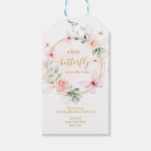 Eine kleine Schmetterlingsdusche Geschenkanhänger