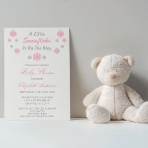 Eine kleine Schneeflocke ist auf dem Weg zur Babyd