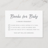 Eine kleine Schneeflocken-Babydusche mitbringen Si Begleitkarte (Vorderseite)