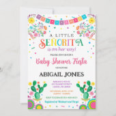 Eine kleine Senorita-Baby-Dusche Einladung (Vorderseite)