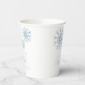 Eine kleine Snowflake Blue Baby Dusche Pappbecher (Links)