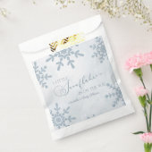 Eine kleine Snowflake Winter Wonderland Baby Dusch Geschenktütchen (Versiegelt)