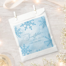 Eine kleine Snowflake Winter Wonderland Baby Dusch