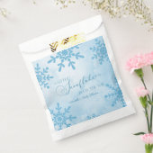 Eine kleine Snowflake Winter Wonderland Baby Dusch Geschenktütchen (Versiegelt)