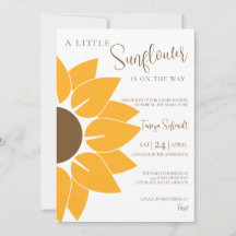 Eine kleine Sonnenblume ist unterwegs