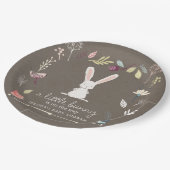 Eine kleine Sonnenduschplatte Pappteller (Schrägansicht)