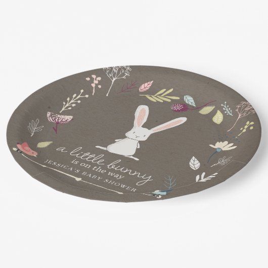 Eine kleine Sonnenduschplatte Pappteller (Schrägansicht)