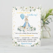 Eine kleine, sonnige Babydusche - Einladung (Stehend Vorderseite)