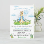 Eine kleine, sonnige Babydusche - Einladung (Stehend Vorderseite)