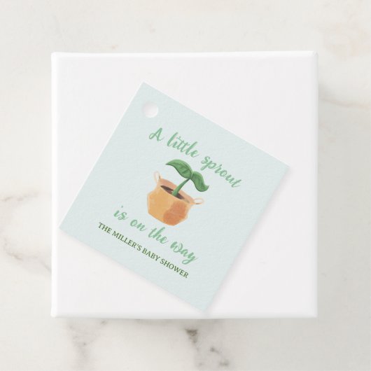 Eine kleine Sprout Garden Pflanze Lover Kinderdusc Geschenkanhänger (Beispiel)