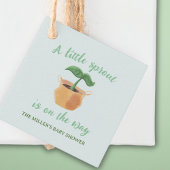 Eine kleine Sprout Garden Pflanze Lover Kinderdusc Geschenkanhänger
