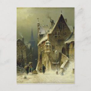Eine kleine Stadt am Rhein Postkarte
