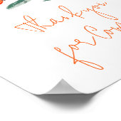 Eine kleine Süsse auf Way Orange Vielen Dank für I Poster (Ecke)