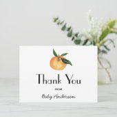 Eine kleine Süsse Babydusche Danke (Stehend Vorderseite)