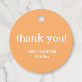 Eine kleine Süsse Babydusche Danke Geschenkanhänger