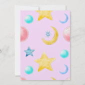 Eine kleine, süße Babydusche Einladung (Rückseite)